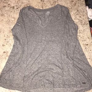 Hollister flowey v-neck shirt